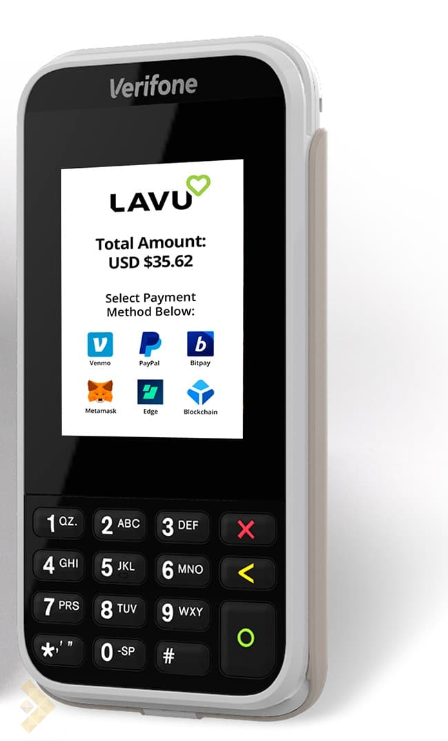 گزینه پرداخت با ارز دیجیتال در Lavu