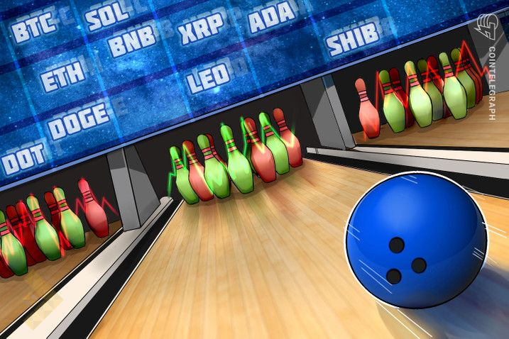 تحلیل تکنیکال ۱۰ ارز دیجیتال برتر بازار: BTC، ETH، BNB، XRP، ADA، SOL، DOGE، DOT، LEO، SHIB