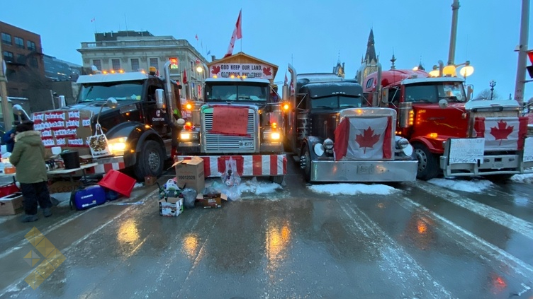 رانندگان معترض به واکسن